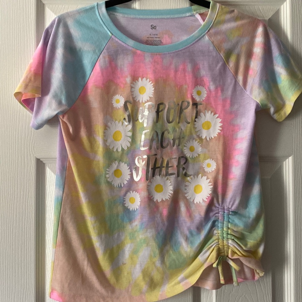 Girls T-shirt tie dye size 14–16